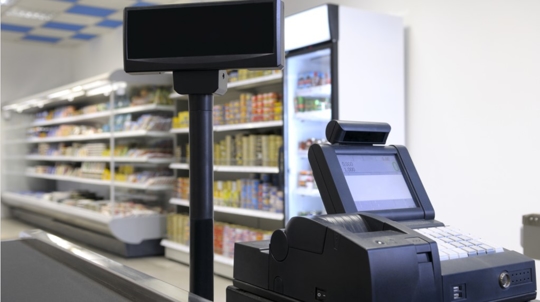 grocery checkout line